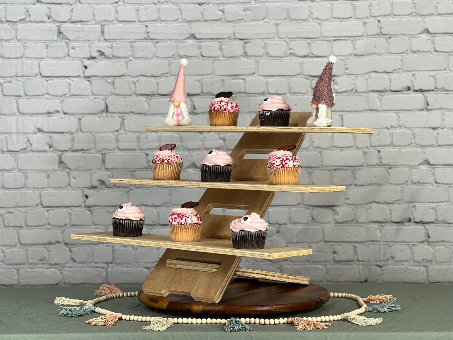Vendor display Shelves- Quick setup, 3 Tier 24" Shelves Craft Show, Market Fair, Vendor Display - Collapsible, Plywood - The Scarlet 3x6