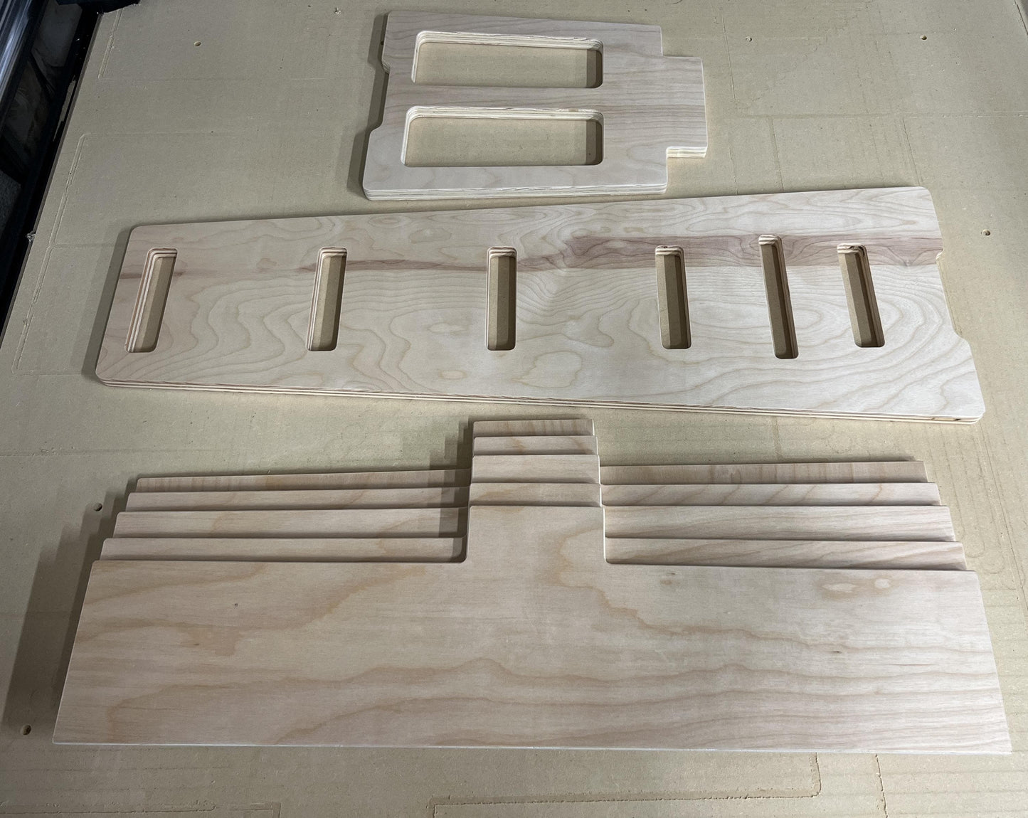 Display Shelves - Quick setup - 5 Tier 30&quot; Shelf Display - Craft Show, Market Fair, Vendor Display - Collapsible, Plywood, The Kelsie 5x6
