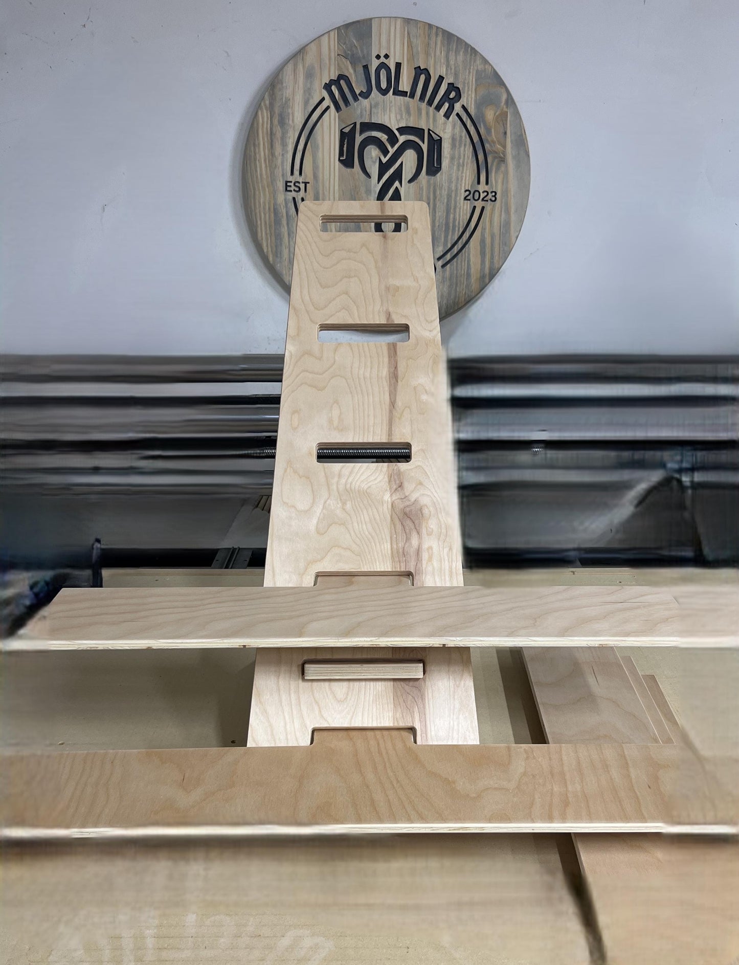 Display Shelves - Quick setup - 5 Tier 30&quot; Shelf Display - Craft Show, Market Fair, Vendor Display - Collapsible, Plywood, The Kelsie 5x6